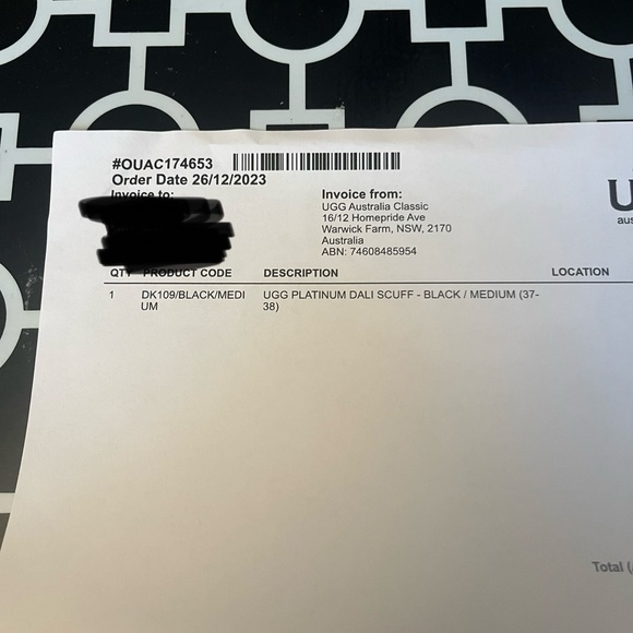 Genuine sheepskin and wool scuff slipper - Picture 5 of 5